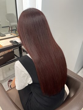 クレット(CLETO) 艶髪　ワインレッドカラー