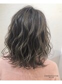 lynn【武蔵小杉】#デジタルパーマ#アッシュベージュ#ミディアム