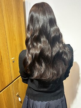 イオエ(ioe) 黒髪/ボブルフ/ネビージュ/小顔/ワンレン/髪質改善/グレージュ