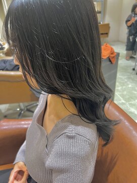 フレーム へアアンドトリートメント 天王寺北口店(FRAME) 赤みを取るオリーブカラー