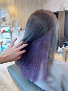 ヘアーサロン リアン 鴻巣店(hair salon Rien) インナー/バイオレット