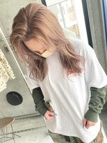 ムク 横浜店(muku)&nbsp;ミルクティーベージュダブルカラーケアブリーチインナーカラー