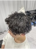 【メンズ/波巻きパーマ】くまがい