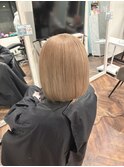 ブリーチ1~2回ミルクティベージュ