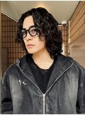 ボブウルフ+スパイラルパーマ