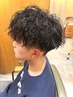 【men's新規限定】カット＋パーマ＋バブルクレンズショートマッサージ