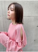 外ハネボブ×シースルーバング2025/2