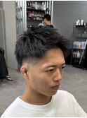 スパイキーショート/ビジネス/ソフトツイスト/アップバング/30代