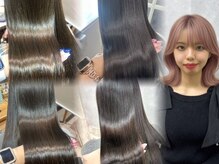 【stylist : karen @karen__005007】韓国風ヘア/髪質改善/艶髪/艶髪カラー