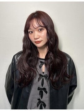 シェノン 武庫之荘(CHAINON) ボルドーカラー×フェーブ巻き