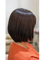 フィルアップヘア (fill up Hair)&nbsp;40代50代冬カラー◎艶髪ココアベージュ大人ショートボブ