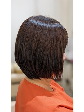 フィルアップヘア (fill up Hair) 40代50代冬カラー◎艶髪ココアベージュ大人ショートボブ