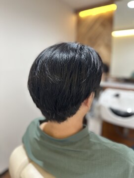 スウェル 船橋店(Swell) MEN’S HAIR/サーフカール/刈り上げセンターパート/船橋