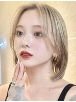 サンドパールス 仙台店(sand PALCE) 髪質改善/大人ガーリー/似合わせカット/ショートボブ前髪/仙台