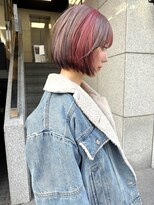 ラ キング(LA KING) 着物ヘア/大人ガーリー/ダークアッシュ/似合わせカット/栄