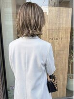 ニコリヘアワークス(nicori hair works)&nbsp;レイヤー×ボブ×ハイライト3