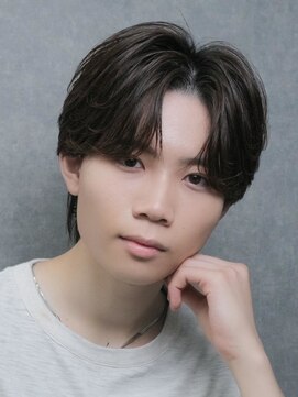 エルマーク 和歌山(L-MARK) センターパート/ニュアンスパーマ/フェザーパーマ/men's