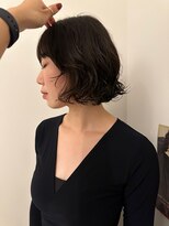 ニーム 栄(nimes)&nbsp;黒髪ボブパーマ/ドライパーマ「栄・矢場町」