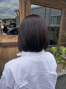 ヘアードレスビュー(hair dress V.I.E.W) ミディアムスッキリボブ