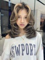キーン 吉祥寺店(keen) 【Ayaka】海外ミディアムレイヤーカット