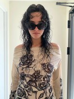 ペレ 原宿(PELE)&nbsp;ダークパープルナチュラルショート夏のヘアアレンジ原宿
