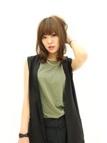 スティル ヘアアンドアイラッシュ(STILL hair&eyelash)&nbsp;透明感のあるヘルシーカラー☆大人ミディ