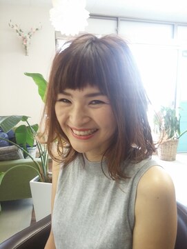 アゲーラアートヘアー(AGERA arthair) 外ハネ×ボブ・ミディアムのモテヘア