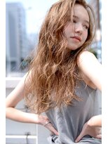 ミラバイグリーン(Mira by green)&nbsp;monotone　gray　×　fraying　curl　【無造作】＃3