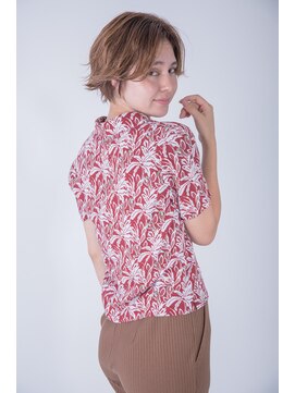 アブソ(Absolute) 無造作ショート外はね