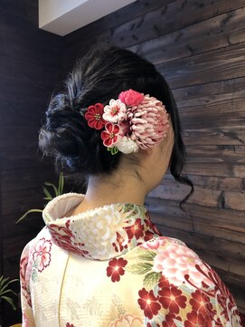 ミックスカール(Mixcurl) 卒業式袴着付け・アップスタイル