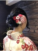 卒業式袴着付け・アップスタイル