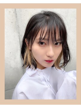 グレージュ(Grege) イヤリングカラーボブ