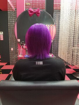 リミックス(REMIX by Love hair KING OF PRINCESS HAIR&EXTENTION) 原色派手髪　パープル