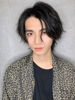 クーエフー(coo et fuu)&nbsp;ネオウルフかきあげばんぐ　ナチュラル黒髪　オシャレ感