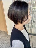 ふんわりくびれショートボブ_海浜幕張