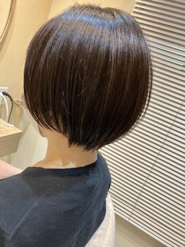 ソウスシア(SOURCE cia) 丸みショートボブ【佐藤和弥】