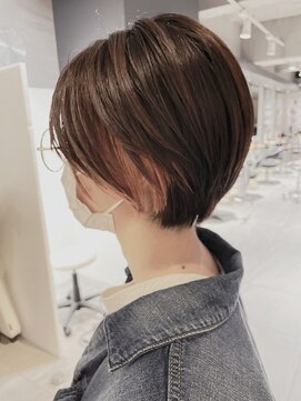 リー 京橋(Lee) 【Lee京橋】ローズピンクインナー×ハンサムショート