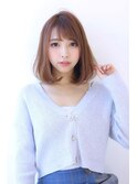 ブラウンベージュAラインボブ
