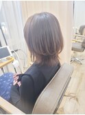 大人可愛いミディアムレイヤー