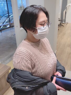 モリオフロムロンドン 松戸店(Morio from London) 【松戸 岩口】伸ばしかけカラーハンサムショート