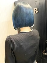 ギフト ヘアー サロン(gift hair salon) 【インディゴブルー】ブルー推し☆原口健伸