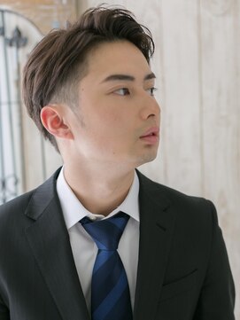 ハンサム クラシック 越谷店(Classic) アップバング/ツーブロックショートイケメンスタイルE越谷