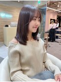 □ 韓国大宮顔周りレイヤーカットウルフカットミディアム