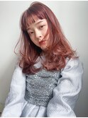 梅田／髪質改善カラー／赤髪／10代／20代／30代