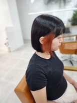 シーバイトリコ 市川(SEA by tricot)&nbsp;黒髪ボブ/インナーオレンジ