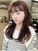 チョコレートブラウン　パープルブラウン　ブリーチなしダブル