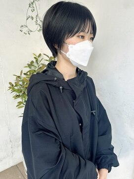 トレヘアー 京都 烏丸(tRe hair) マッシュショート オージュア 20代30代40代