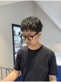 メンズショート　スパイキーショート　ショートパーマ