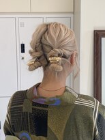 リル 茅ヶ崎(Liru:)&nbsp;【花鈴】浴衣ヘアアレンジ/カチモリヘア