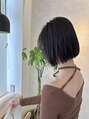 ヘアー ラルゴ(HAIR LARGO) ぱつっとミニボブ朝のセットが楽になるようにcutします(^o^)